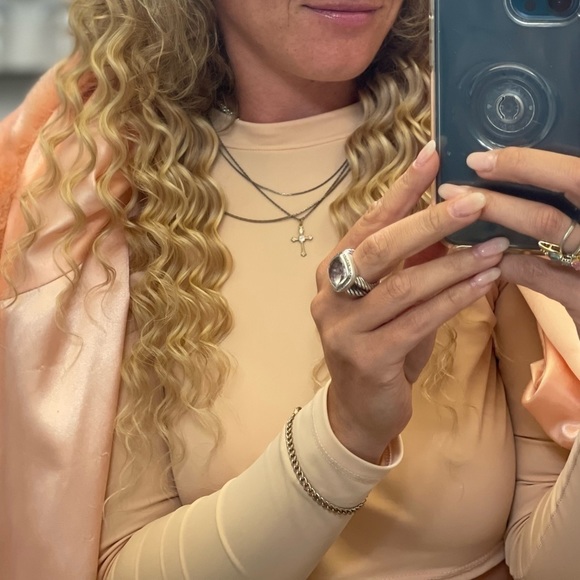 Laina Rauma full length Minky coat faux fur hooded pink salmon - Picture 12 of 16